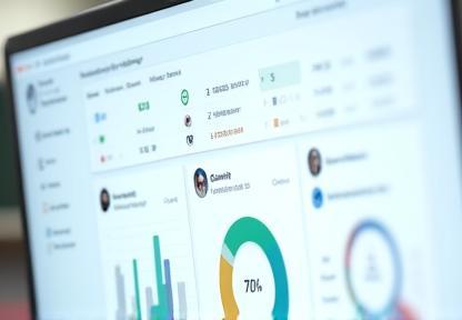 Education LMS admin dashboard