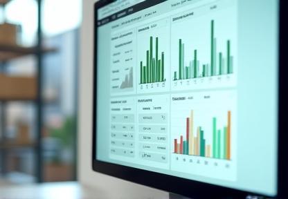 Retail ERP system dashboard