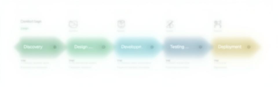 Process flow diagram - software project lifecycle